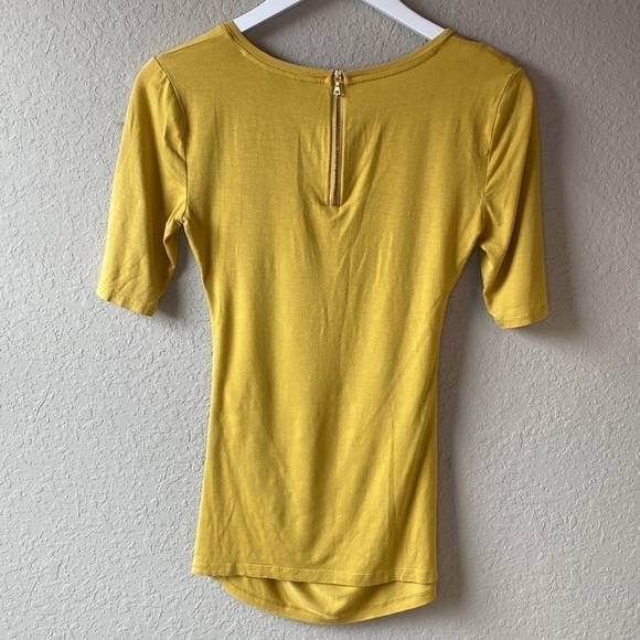 Ann Taylor Short Sleeve Gathered Tee Size XS - Picture 5 of 11
